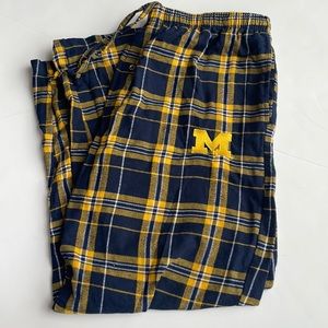 U of M plaid pajama pants